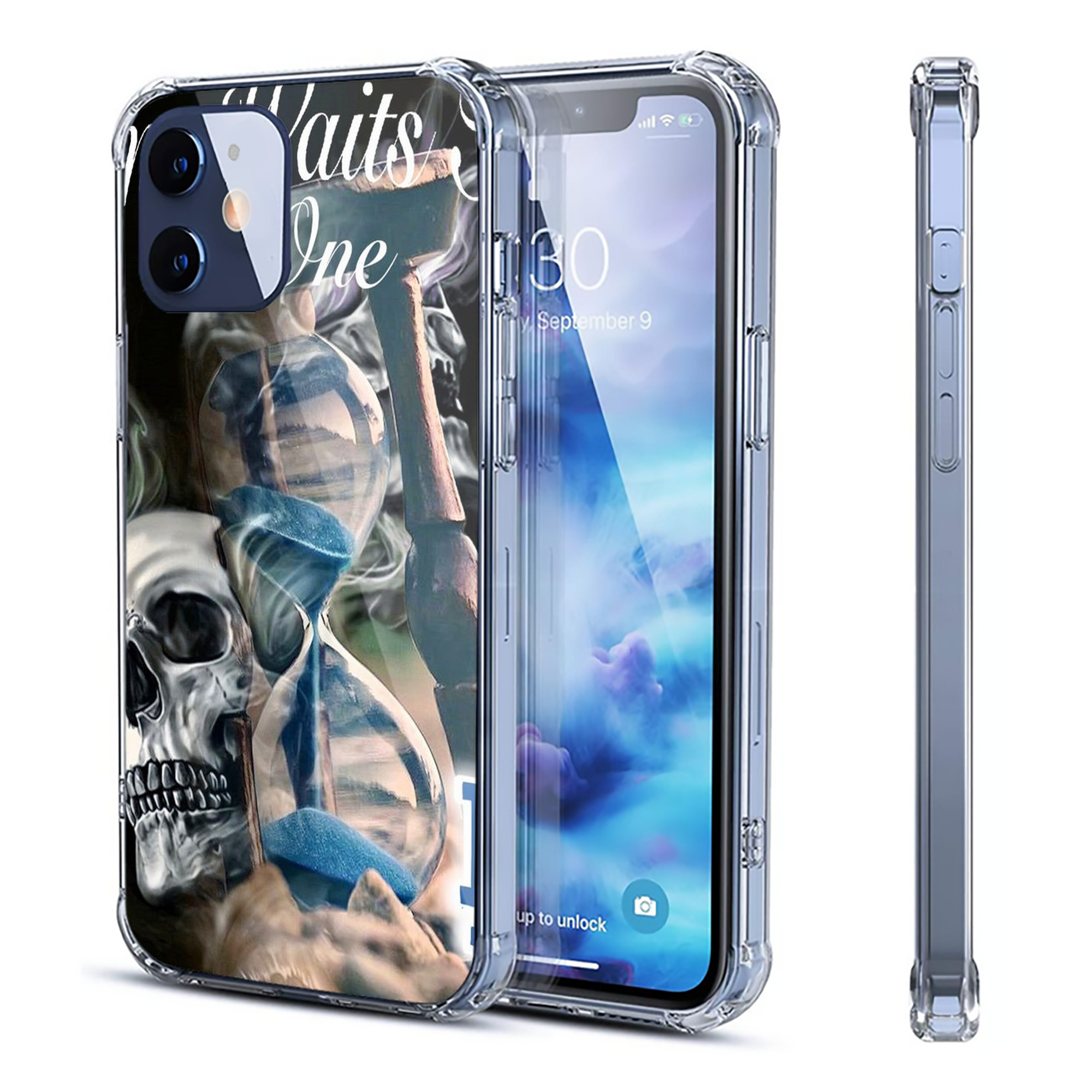  Clear IPhone 12 Case – Soft TPU With UV Print – Enhanced Drop Protection, Precise Fit, Anti-Fingerprint, Customizable Design, Scratch-Resistant, Yellow-Resistant